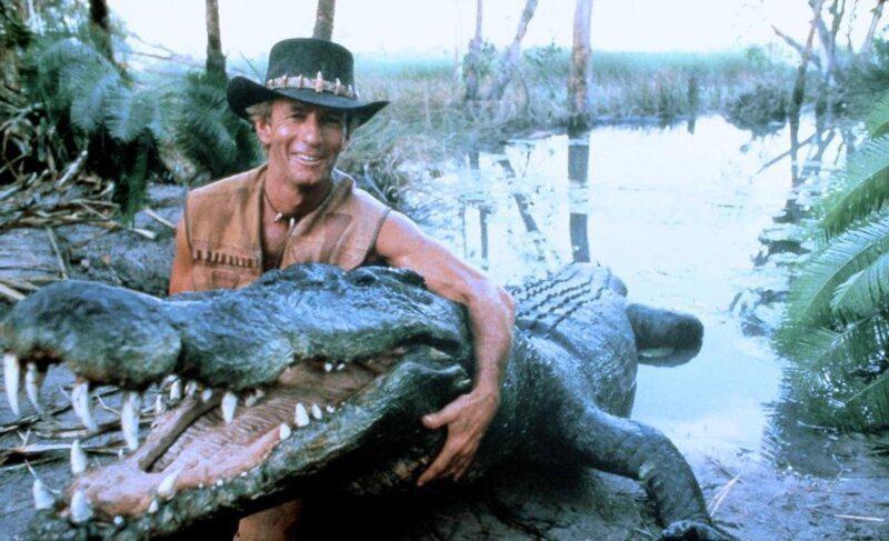 Komiķis Pols Hogans... Autors: nikrider Kā filmēja filmu ''Krokodils Dandijs''
