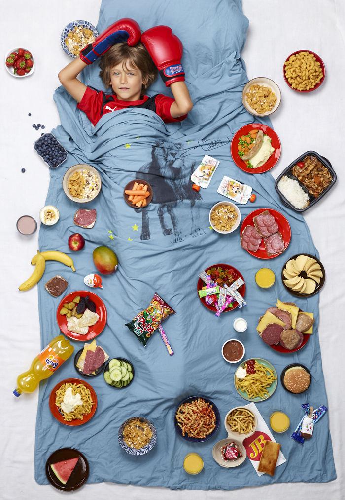 ASV Autors: matilde Lūk, ko nedēļas laikā apēd bērni dažādās pasaules valstīs