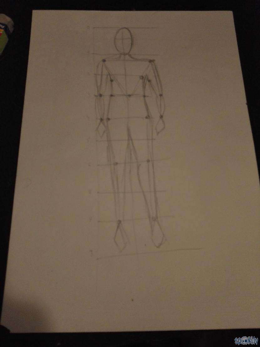 Uzzīmējam pēdas un varam sākt... Autors: Sandis Bents2 Skaties kā zīmēt cilvēku!