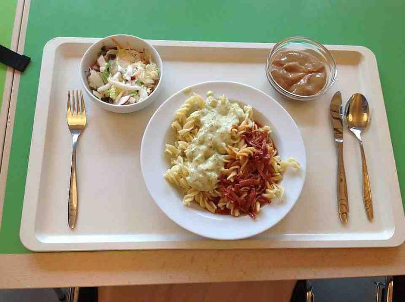 Vācijas skolās ēd scaronādi Autors: Fosilija Ko ēd skolēni katras valsts skolā!