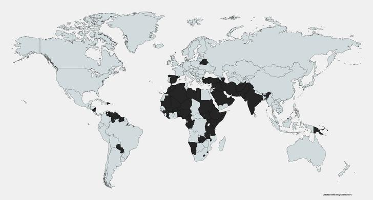 Valstis kuru vadītāji ir ar... Autors: Lestets 18 paskaidrojošas kartes par mūsdienu pasauli