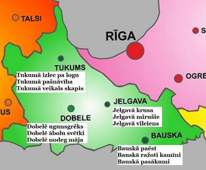 Zemgale Autors: The Diāna Latvijas lielākās pilsētas un trīs pirmie rezultāti, ko par tām piedāvā «Google»