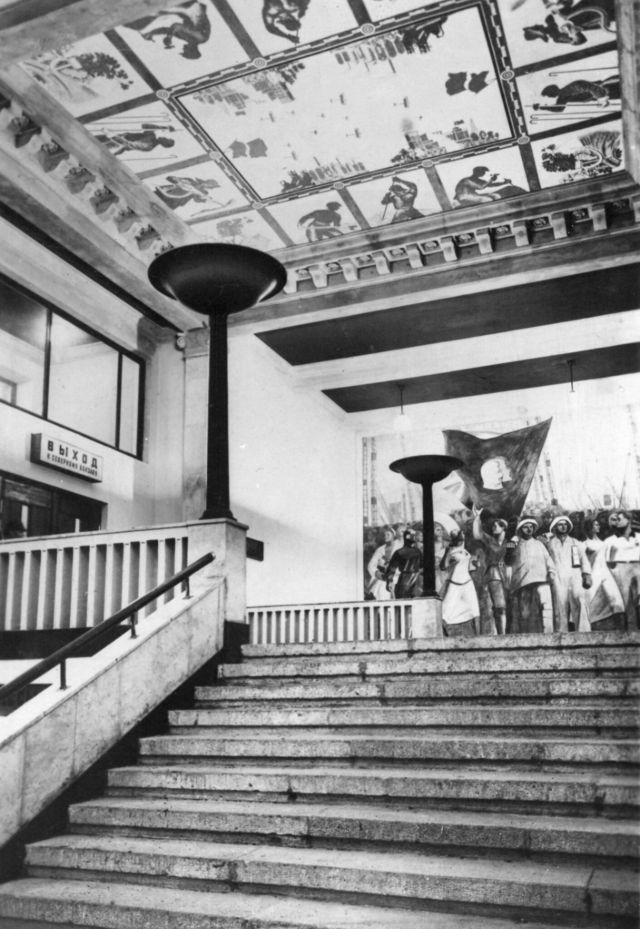 nbspKomsomoļskā laukuma... Autors: Lestets 35 Maskavas metro fotogrāfijas no 1935. g.