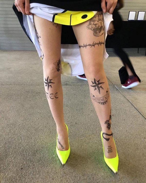  Autors: Fosilija Jauna modes tendence meitenēm - zeķubikses ar cietuma tetovējumiem