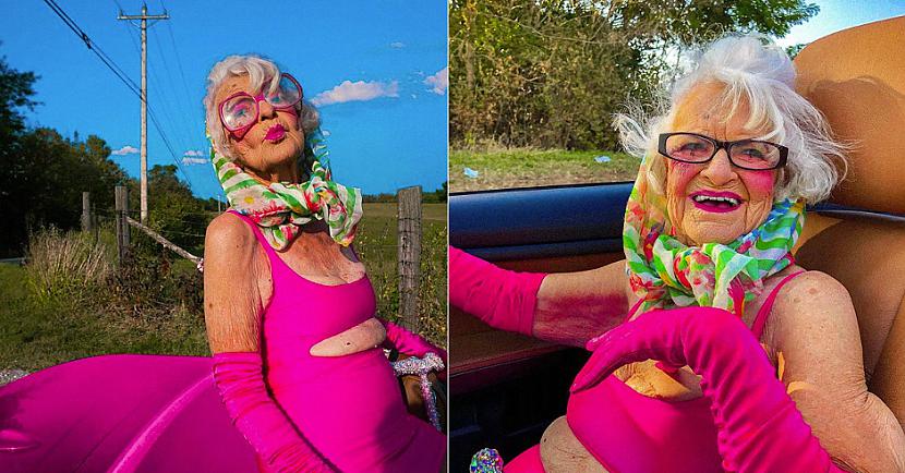 90 gadus vecās Instagram... Autors: matilde Stilīga «Instagram» vecmāmiņa, par kuru jūsmo arī slavenības