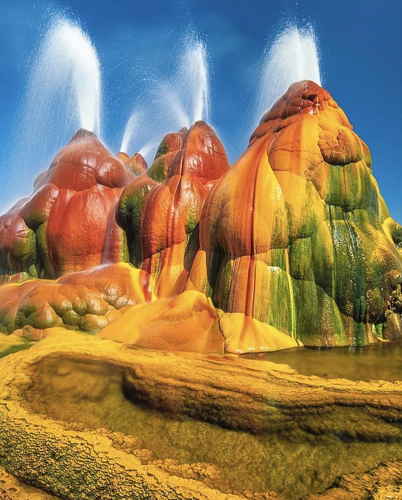 Flajas geizers Nevadā ir... Autors: Lestets Neticami, ka šīs 30 fotogrāfijas ir uzņemtas tepat uz Zemes