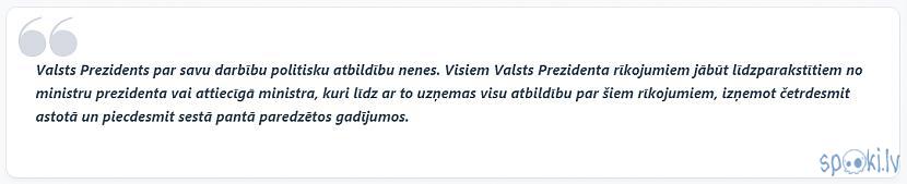 Taču ndash līdz ar... Autors: Fosilija Tautas vēlēts prezidents? Kā tas būtu?