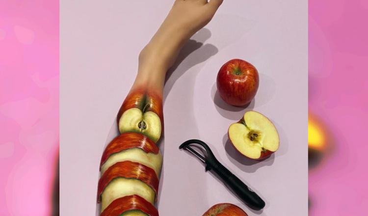  Autors: Fosilija Neticami reāla ķermeņa māksla: 35 ilūziju zīmējumi uz ķermeņa