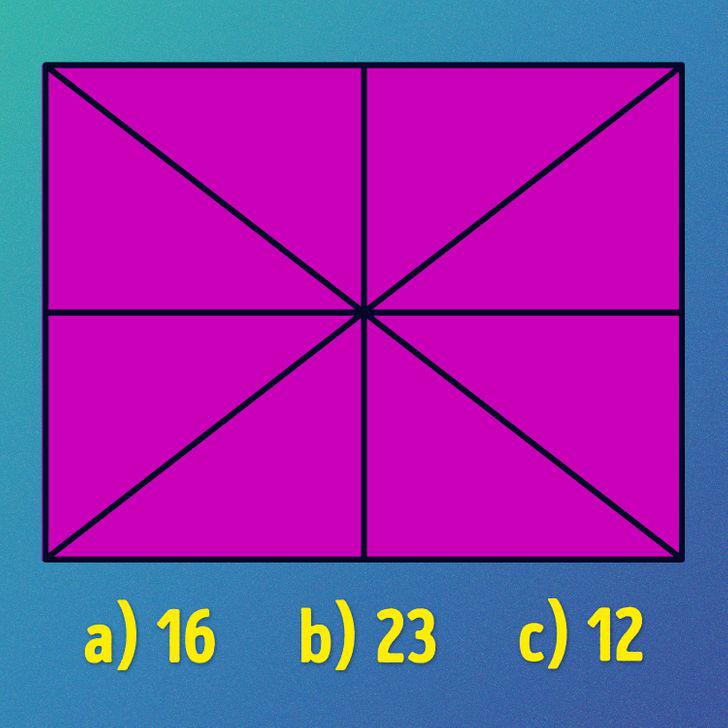 Cik trijstūrus tu redzi Autors: matilde Smadzeņmežģi: Vai spēsi «atkost» vismaz 3 no 9 uzdevumiem?