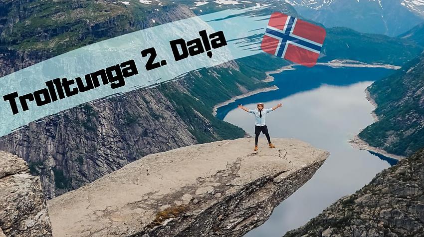 Norvēģija - Trolltunga un sniegotā pelde.