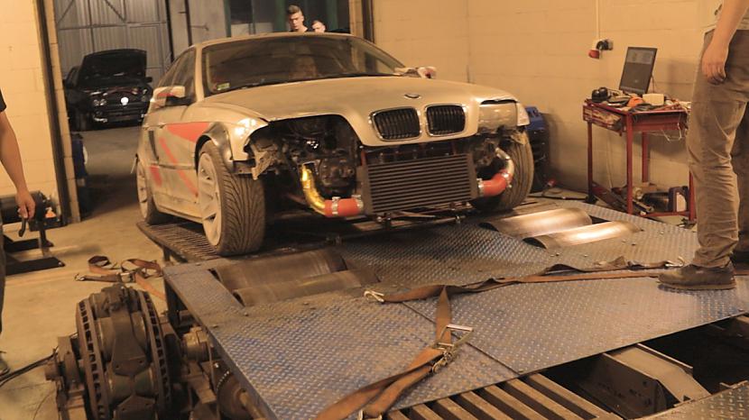 Viss plus mīnus tika saslēgts... Autors: MyPlace BMW e46 Turbo projekts / Autovlogs Nr.6 / Regulācija un jaudas izdruka