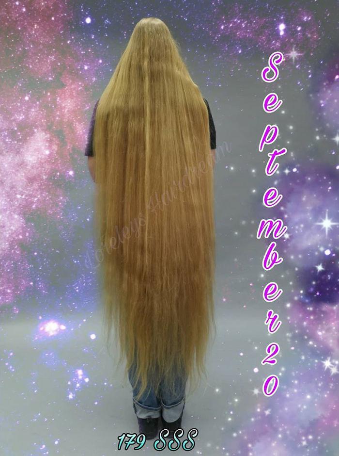 Vācu Rapunzel mati kas aug ar... Autors: Fosilija Šī ir Stefānija Klasena, un viņa 15 gadus nav apmeklējusi frizieri (Audzē matus)