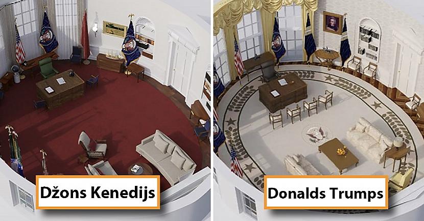 Katram no prezidentiem ir... Autors: Lestets Ovālā kabineta izskata izmaiņas 20 ASV prezidentu valdīšanas laikā
