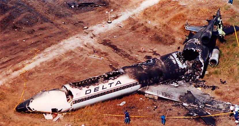 Delta Air Lines reiss 1141... Autors: Testu vecis Komerciālo lidaparātu katastrofu bildes (Astoņdesmitie) 1986.-1989.g