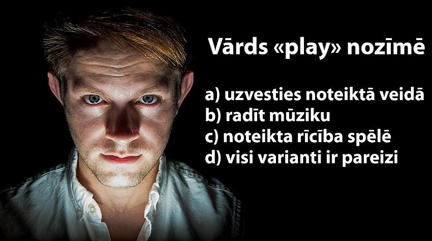 Tests: Cik labi tu zini vārdu dažādas nozīmes angļu valodā?