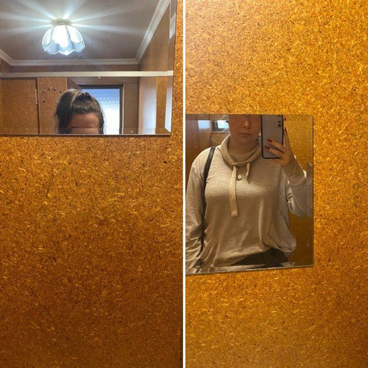 Spoguļi sieviescaronu tualetē Autors: The Diāna 25+ reizes, kad cilvēki izgāzās