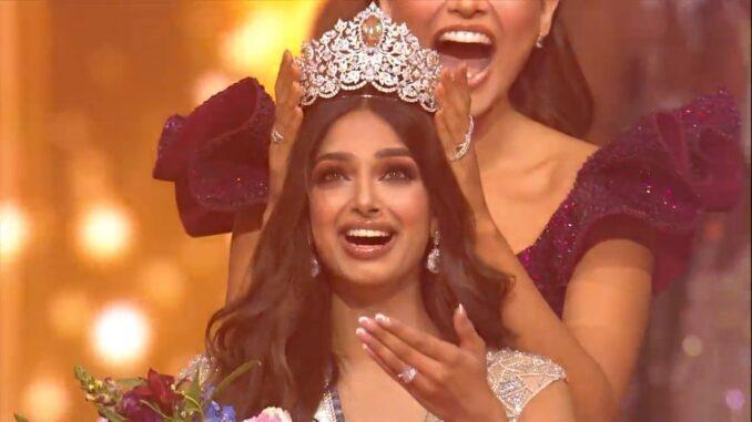 Harnaaz Sandhu... Autors: Zibenzellis69 Skaistule no Indijas uzvarēja konkursā Miss Universe 2021