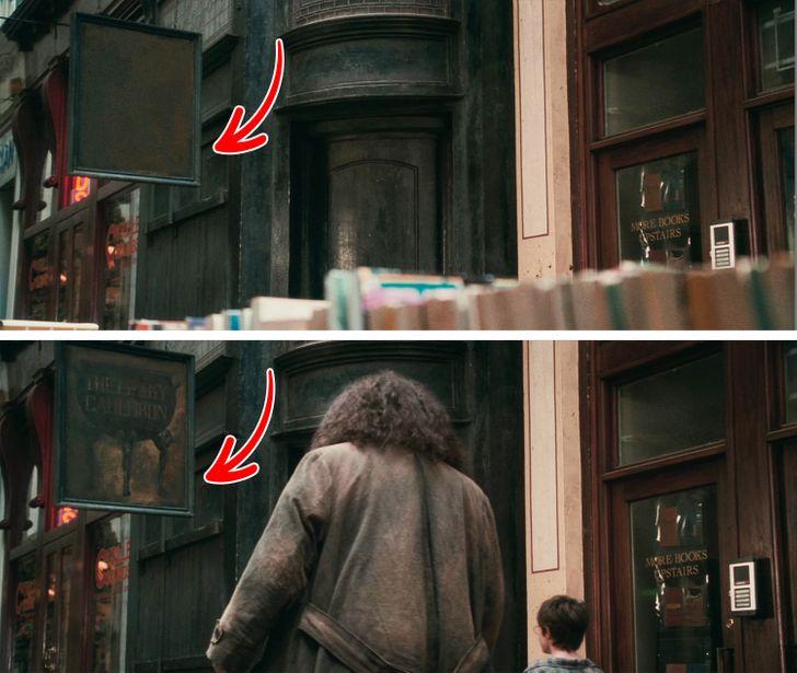 Izkārtne kura redzama tikai... Autors: The Diāna 20 detaļas no Harija Potera filmām, kuras, iespējams, esam palaiduši garām