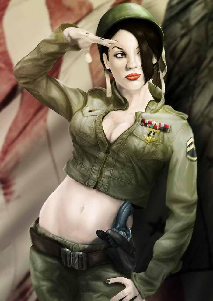  Autors: Zibenzellis69 Militarizētas meitenes - skaisti zīmējumi (28 bildes)