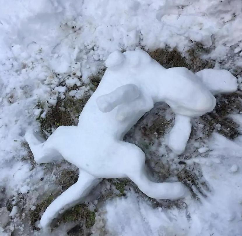 Nu scaroneit mākslinieks ir... Autors: Zibenzellis69 30 sniegavīri, kas vairāk izskatās pēc mākslas darbiem