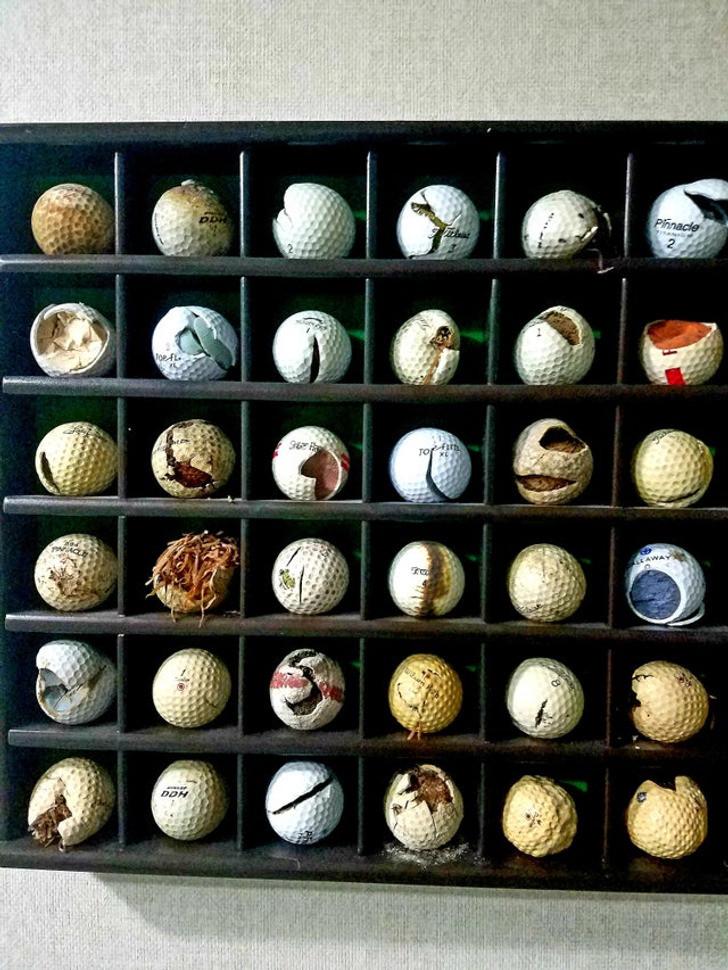 quotNeglīto golfa bumbiņu... Autors: Zibenzellis69 Neparastas un pārsteidzošas kolekcijas (15 fotogrāfijas)
