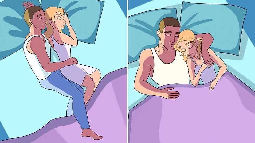 Kādā pozā guļat jūs Autors: Lestets Ko tavi gulēšanas paradumi atklāj par tavām attiecībām?