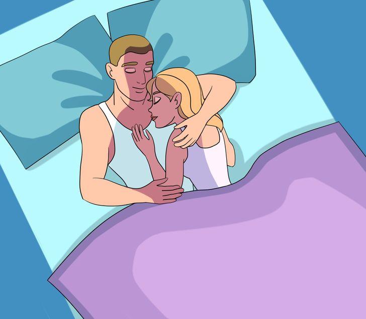 Mīlestības scaronūpuļa... Autors: Lestets Ko tavi gulēšanas paradumi atklāj par tavām attiecībām?