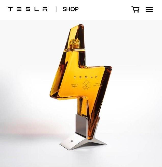 Tesla tekila Autors: Zibenzellis69 12 negaidīti produkti no slaveniem zīmoliem, kas nolēma pārsteigt klientus