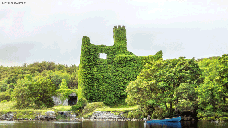 Menlo pils ĪrijaGandrīz vai... Autors: Lestets Lūk, kā izskatījās septiņas Eiropas greznākās pilis pirms to sagraušanas