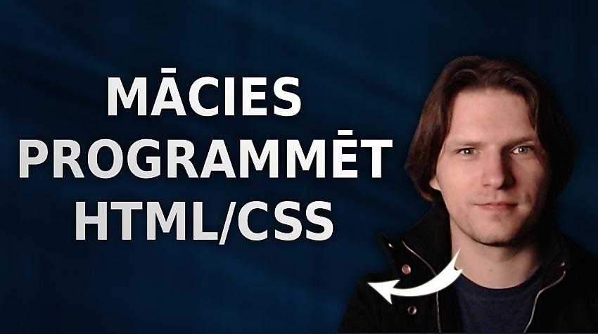 1. nodarbība: Programmēšanas apmācība HTML/CSS