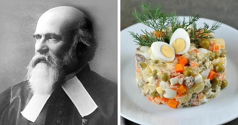 Lucien Olivier  salāti... Autors: Zibenzellis69 13 neaizmirstami slaveni ēdieni un deserti, kas nosaukti īstu cilvēku vārdā
