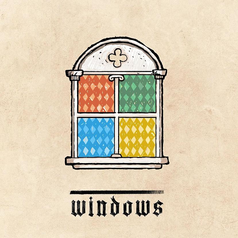 Windows Autors: Zibenzellis69 Kā izskatītos slaveni uzņēmumu logotipi, ja tos gleznotu viduslaiku mākslinieki