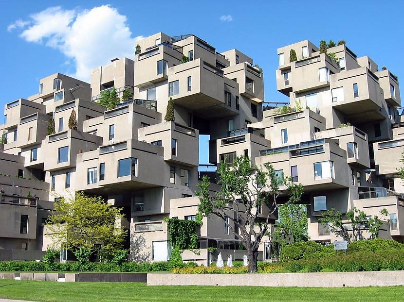 Arhitekts Moshe Safdie... Autors: Zibenzellis69 Arhitekti izveidoja pārsteidzošas mājas, bet vai tādās kāds vēlēsies dzīvot