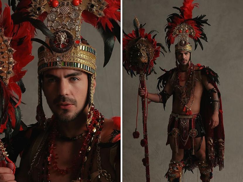 Peru Autors: Zibenzellis69 Vīriešu skaistums: 17 koši ''tautastērpi'' no konkursa Mister Global 2022