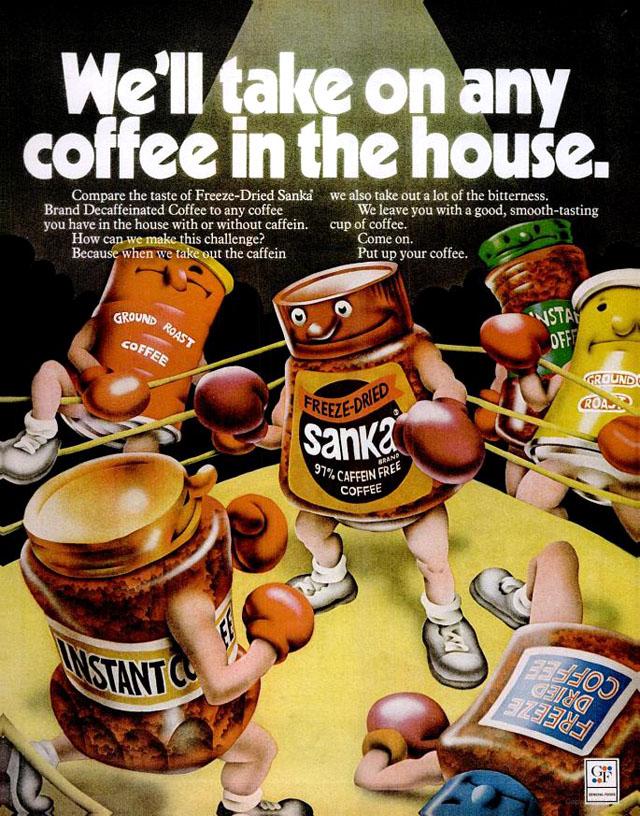 Skarbā kafijas reklāma Autors: Zibenzellis69 Graciozi un absurdi: 10 retro reklāmu piemēri pazīstamiem produktiem