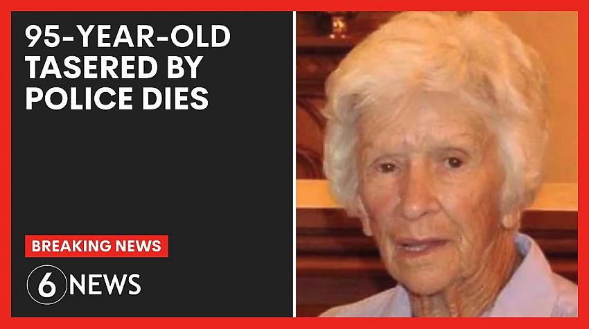 Nomirusi 95 gadus vecā sieviete, pret kuru policija pielietoja elektrošokeri