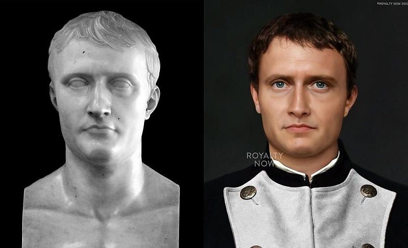 Napoleons I BonapartsFrancijas... Autors: Zibenzellis69 25 vēsturiskas personas, kuru izskats ir atjaunots ar grafiskā dizaina palīdzību