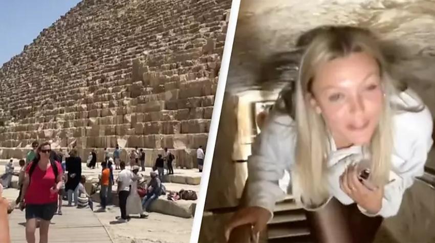 Video ar Ēģiptes piramīdām var atturēt daudzus cilvēkus no to apmeklēšanas