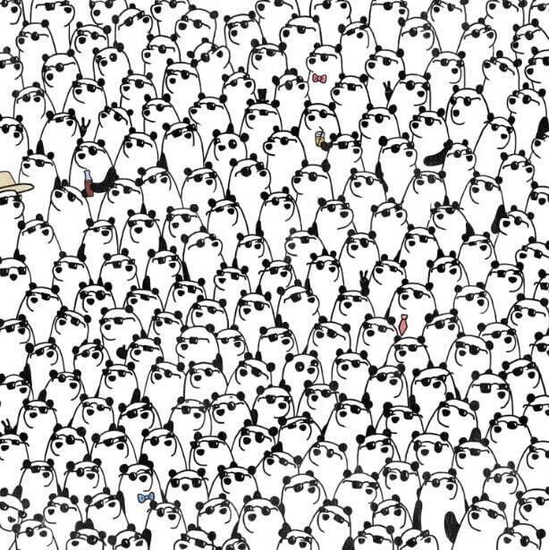  Atrodi attēlā 3 pandas bez... Autors: Zibenzellis69 Atrodi pandu: 7 aizraujošas bilžu mīklas vērīgākajiem