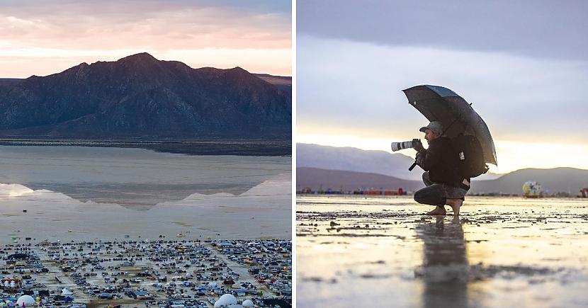 Scaronis pasākums ir fotogrāfu... Autors: Zibenzellis69 Netīrs šovs jeb kā lietusgāze izjauca festivālu Burning Man: 16 dīvainas foto