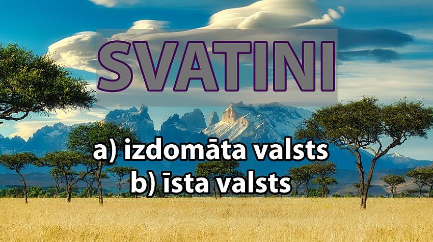 Tests: Vai tu vari atšķirt īstu Āfrikas valsti no izdomātas?