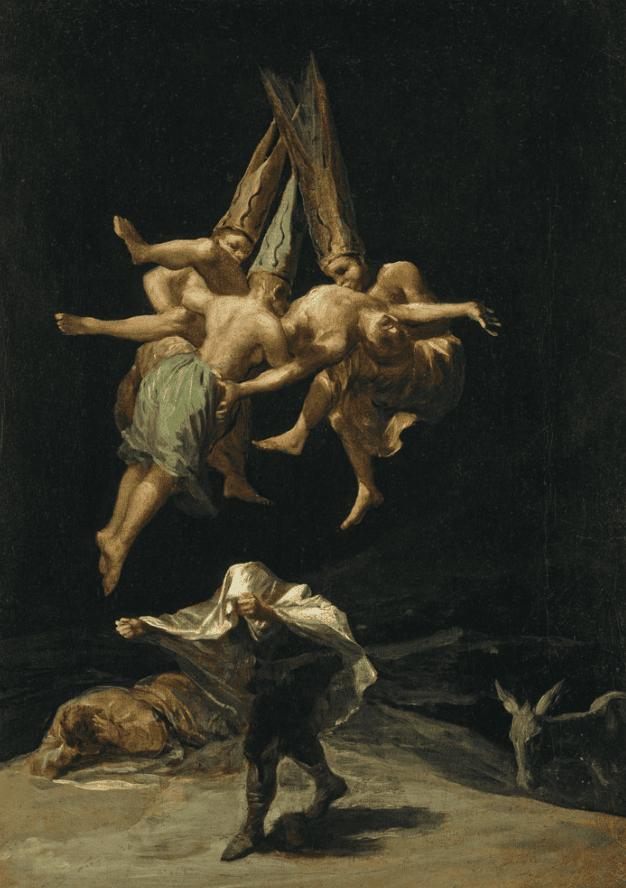 Francisco De Goya Raganu... Autors: Zibenzellis69 24 pagātnes mākslinieku gleznas, kuras ieraugot varētu nākt drebuļi pār muguru