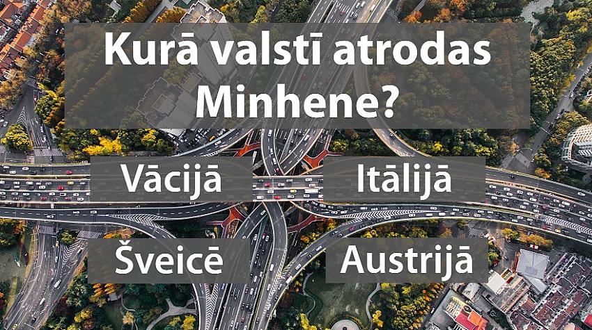 Tests: Vai tu zini, kurā Eiropas valstī atrodas šī pilsēta?