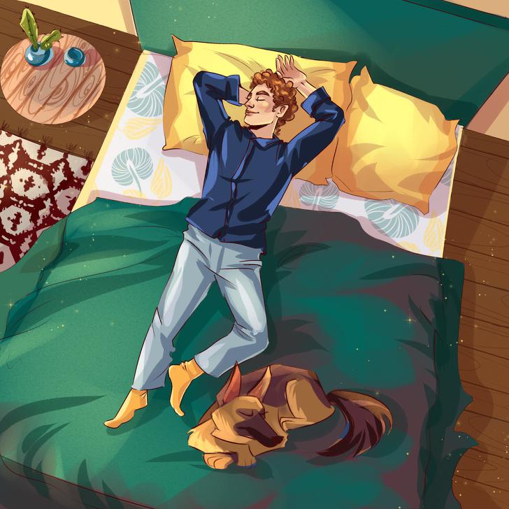 UzmanīgaisJa mājdzīvnieks guļ... Autors: matilde Vai tu zini, ko nozīmē pozas, kādās ar mums guļ mūsu mājdzīvnieki?