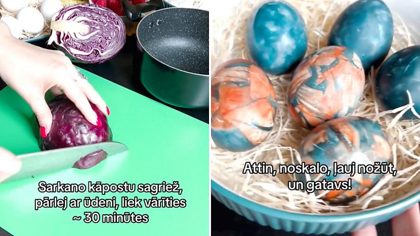 Tev vajadzēs Olas ndash derēs... Autors: matilde VIDEO ⟩ Pamācība, kā vienkārši pagatavot zilās marmora Lieldienu olas