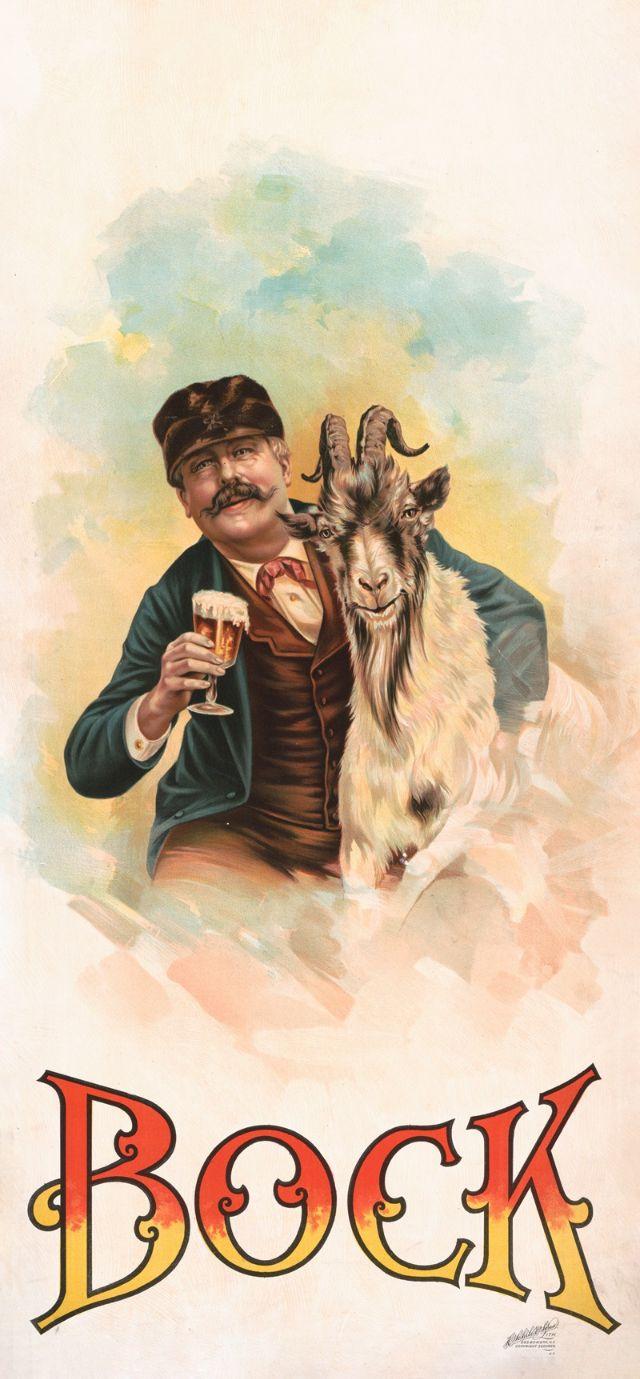 Bock Beer 1890 gads Autors: Zibenzellis69 Alus reklāmas plakāti no 19. gadsimta