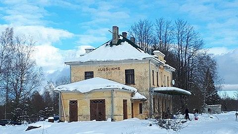 Augšciema stacija Autors: SplashMaster Dzelzceļa līnija Rīga-Ērgļi un tās pieturas punkti