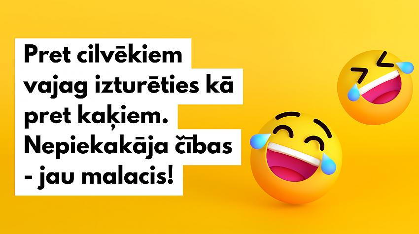 Smejies vesels! Īsi joki jautrākam noskaņojumam