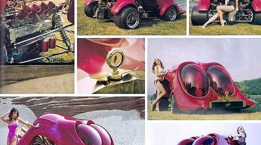 Šādi 70. gadu dizaineri iztēlojās, kā varētu izskatīties nākotnes automašīna