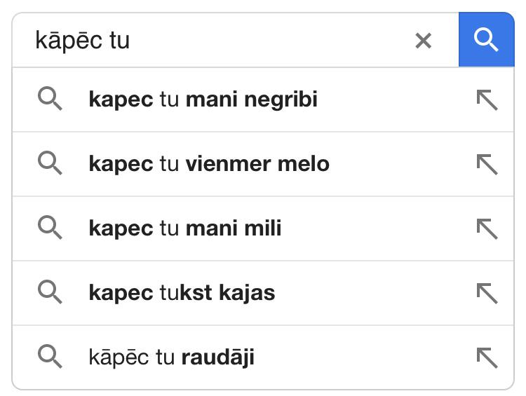  Autors: matilde 25 interesanti un amizanti jautājumi, kurus latvieši uzdod «Google»